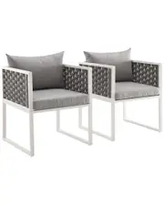 Modway Outdoor Stance Set of 2 Patio Dining Armchairs