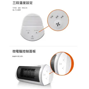 CHIMEI奇美臥立兩用陶瓷電暖器 HT-CR2TW1