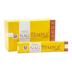 印度線香VIJAYSHREE GOLDEN NAG TEMPLE 寺廟(草本調和輕甜香)祈福 冥想~3盒100