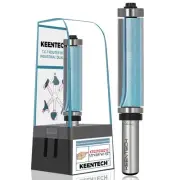 Router Bits 1/2" Shank, Flush Trim Router Bit, Top & Bottom Bearing Carbide T...