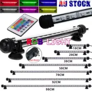RGB Aquarium Light Fish Tank LED Bar Lamp Pool Submersible Waterproof Spectrum