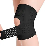 Galvaran Knee Brace with Side Stabilizers Relieve Meniscus Tear Knee Pain ACL MCL Arthritis,Joint Pain Relief, Breathable Adjustable Knee Support Suitable for Men and Women with Sports Injuries
