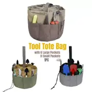 1PC Garden Tool Storage Canvas Tote Bag Multi-Pocket Repair Kits Organizer