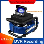 Pipe Inspection Camera Drain Drain Sewer Camera HD 4.3" Monitor 1000TVL 16GB DVR