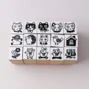 Yumi Kitagishi x SANBY Collaboration Chibi Stamp 15 Kinds Kawaii JAPAN NEW