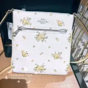 NWT Coach Mini Rowan File Bag With Floral Print CAQ08