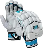 Gunn & Moore GM Cricket Batting Gloves | Ben Stokes Diamond 606 | Sleek Back of Hand Shape | Calf Leather Palm | Adult Right Handed | 1 Pair | Approx 480 g per Pair