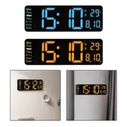 Contemporary living room decor 13 inch digital wall clock with remote control