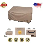 Durable 600D Polyester Outdoor Loveseat Cover 62W x 40D - Weatherproof Shield