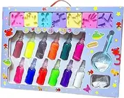 Water Fairy Pets Kits | 12 Colors Toy Kit Handmade Water Fairy Gel Kit,Craft Kit with 3D Molds Creative Putty Toys for Girls & Boys