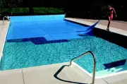 Pool Central 24 x 44FT Rectangular Solstice Solar Blanket Pool Cover - Blue