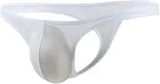 [VemeFufu] Mankini for Men Sexy Hot Funny Men's Thong Ice Silk Soft Briefs Mankini String Costume Underwear Funny Style