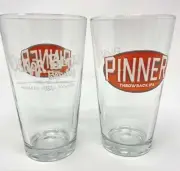 Oskar Blues Brewery Pinner IPA Pint Glasses Set of Two