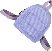 [Generic] Corduroy Book Bag - Corduroy School Backpack for Students | Fashion Laptop Bag, Lightweight School Bag for Back to School Teen Girls