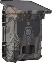 Namolit Solar Powered Night Vision Trail Camera 50MP 4K Hunting Cameras 0.3s Trigger Time Trail Camera