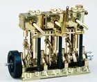 SAITO Works T3DR Model Steam Engine For Model Ships Duplex 3-Cylinder New Japan