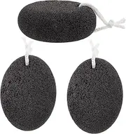 3pcs Exfoliating and Foot Polishing Tool Scrubber Pumice Stone for Cleaning Wet Pumice Stone Pumice Bar Foot File Exfoliation Foot Skin Remover Foot Stone Dark Grey Volcanic Rock