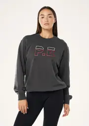 HEADS UP SWEAT IN GUNMETAL, XS