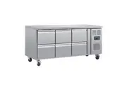 Polar U-Series Six Drawer Gastronorm Counter Fridge