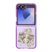 Galaxy Z Flip6 Impact Case monochrome