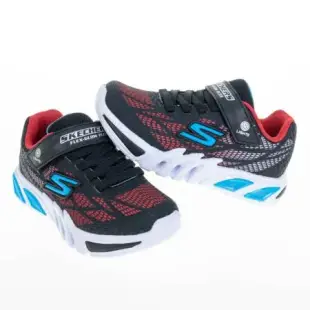 SKECHERS 男童系列燈鞋 FLEX-GLOW ELITE - 400137LBKRB