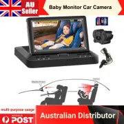 4.3" HD Screen Rear Mirror Camera Car Back Seat Baby Monitor Night Vision w/Belt