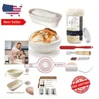 Sourdough Baking Essentials - 24oz Starter Jar, Baskets, and Tools Included