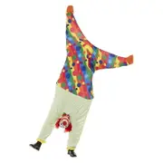 Smiffys Upside Down Clown Costume Multicoloured 55005