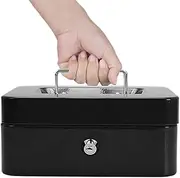 ​Money Box – ​Cash Register Box | Lockable Bill Holder | Multi-Compartment Money Saving, Metal Cash, Secure Storage For Business Use, Ideal For Home, Studio, And Classroom Settings​