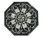 12" Marble Corner Side Table Top Inlay Pietradura Home Decor & Gifts