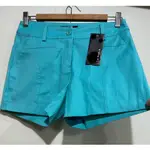 LE POLKA銀穗百貨專櫃 短褲，前側釦子拉鍊，雙側口袋，藍色S號，99成新零碼商品