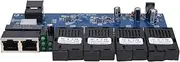 Xuegier Gigabit Placa Ethernet Switch Fibra 4X1.25G Fiber Port 3X100/1000M RJ45 Port SC Optic Fiber Switch Simplex 20KM