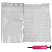 16 Inch x 72 Feet Inflatable Bubble Cushioning Wrap Roll - Includes Free Pump...