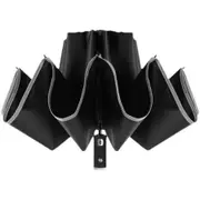 Automatic Umbrella With Reflective Led Flashlight Reverse Stripe Light Umbrella