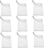 Gogogmee 2sets Soap Saver Pouch Bubble Foaming Bag Exfoliating Glove Soft Material for Face 40pcs*2