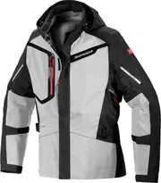 Spidi Mission-T Shield, textile jacket H2Out , color: Black/Light Grey , size: M