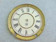 OLD ANTIQUE SETH THOMAS GINGERBREAD MANTLE SHELF CLOCK DIAL PARTS