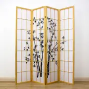 Zen Garden Room Divider Screen Natural 4 Panel