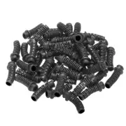 30pcs 6mm Strain Relief Cord Cable Bushing Boot Sleeve Flexible Spiral