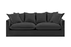 Brosa Palermo 3 Seater Sofa (Night Black), Sofas, Furniture