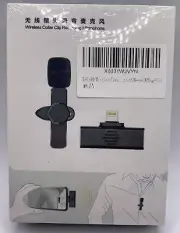 Wireless Collar Clip Recording Microphone Mini Mic For iphone-New- Free Shipping