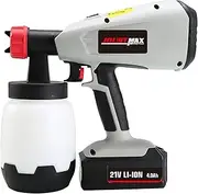 Cordless Paint Sprayer, 1000Ml Portable Household Handheld Electric Paint Spray Gun Sprayer Adjustable Flow Large Capacity Lithium Battery