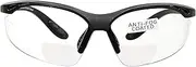 voltX CONSTRUCTOR BIFOCAL Reading Safety Glasses inc safety cord, CLEAR, YELLOW, MIRROR & SMOKE UV400 anti fog coated lens
