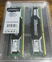 Crucial Ballistix PC3-12800 (DDR3-1600Mhz) UDIMM 8Gb Memory Kit (2x4Gb sticks)
