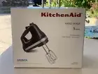TEMPEST GRAY KitchenAid Ultra Power 5-Speed Hand Mixer KHM512GT New in Box