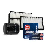 NGK Iridium IX Spark Plugs+Filter Kit for Holden Commodore VE Statesman 3.0 3.6