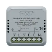 MOES ZM-108-M Tuya Smart Zigbe Curtain Switch Module 90-250V AC 2.5A Remote Motor Rotation Switchable Smart Home Automat