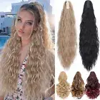 100% Natural Long Ponytail Thick Lady Claw Clip Pony Tail Curly Hair Extensions