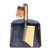 Clevinger Cleaning 33x23x7cm Dustpan And Bamboo Handle Brush Household Set