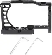 Camera Cage Aluminium Alloy Professional Stabilizer Accessory for A6000 A6100 A6300 A6400 A6500 Photography Video Lightweight